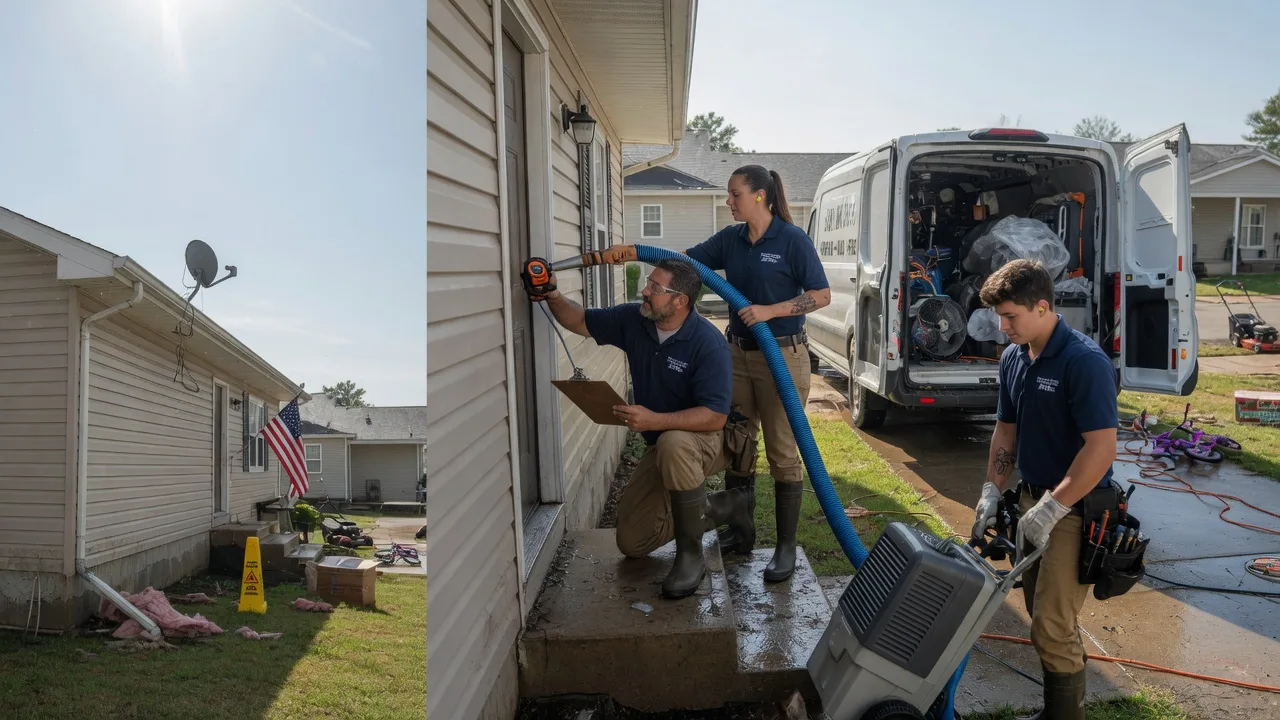 Ceiling Water Damage Restoration in Harcourt, IA near me